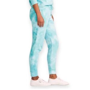 COPY - NWT LoveShackFancy Yolanda Tie Dye Sweat pant Aqua Blue Size XS/S